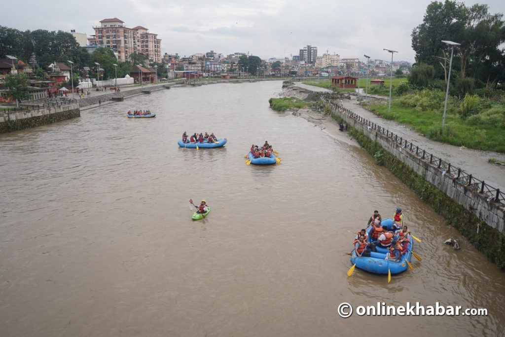 वागमती नदीमा २५ किलोमिटर र्‍याफ्टिङ गरिने