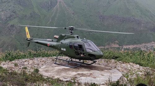 उत्तरी गोरखामा गर्भवतीको हेलिकोप्टरमार्फत उद्धार