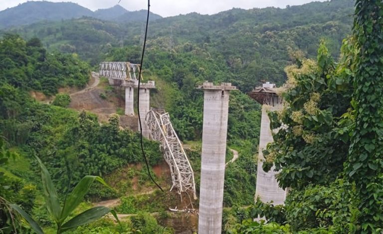 भारतको मिजोरममा निर्माणाधीन पुल भत्किँदा १७ जनाको मृत्यु