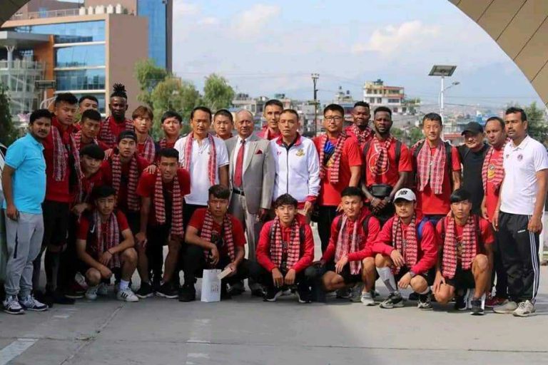 एफसी कप खेल्न भुटानको टोली नेपाल आइपुग्यो