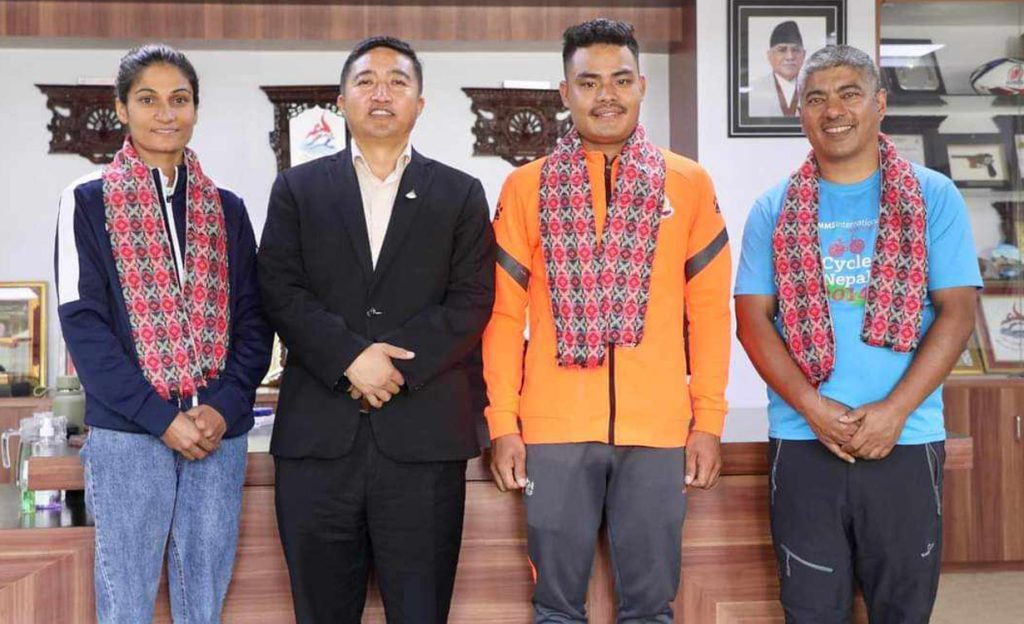 नेपाल पहिलोपटक विश्व साइक्लिङमा