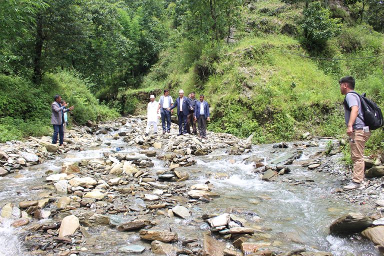 पोखराको फिर्केखोला सीमांकन अन्तिम चरणमा, खोला मिच्ने ६७ भन्दा बढी संरचना