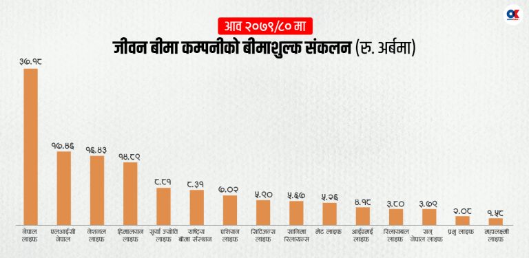 आर्थिक मन्दीको प्रभाव जीवन बीमामा, प्रथम बीमाशुल्क २५ प्रतिशतले घट्यो