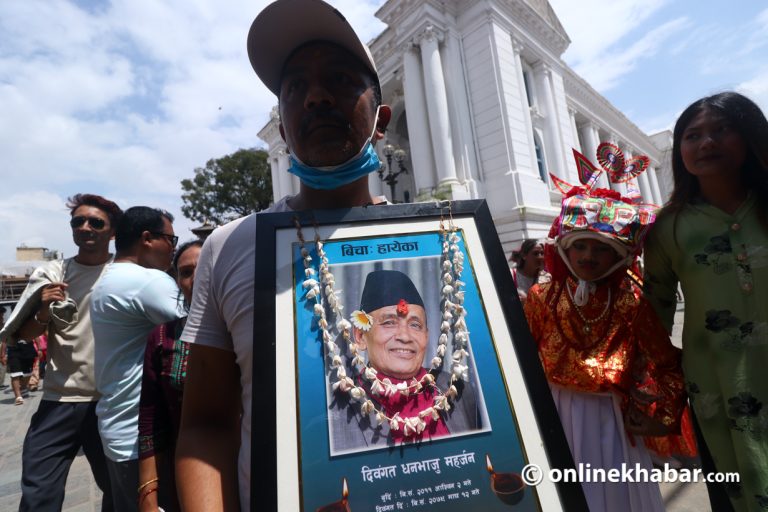 वसन्तपुर दरबार क्षेत्रमा गाईजात्रा (तस्वीरहरू)