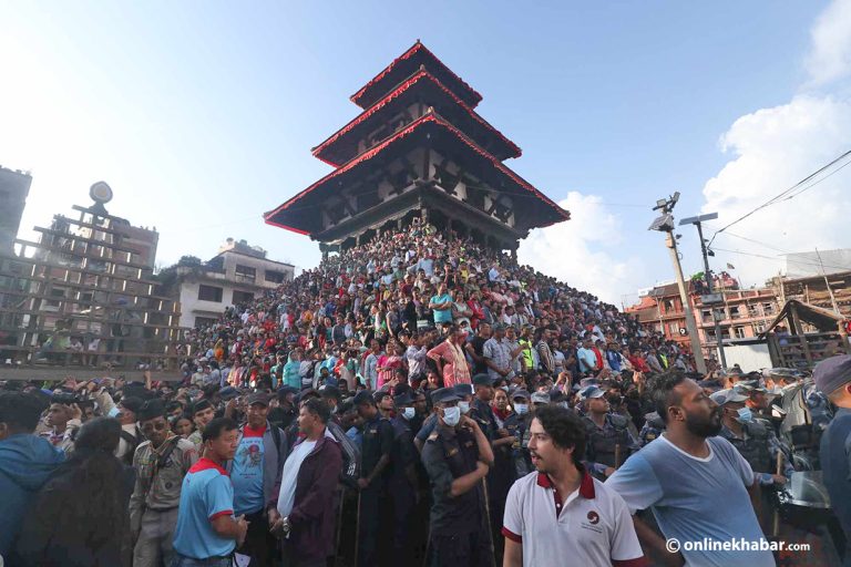 वसन्तपुरमा इन्द्रजात्रा उत्सव (तस्वीरहरु)