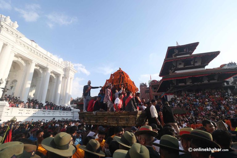 बसन्तपुरमा इन्द्रजात्रा उत्सव (तस्वीरहरु)