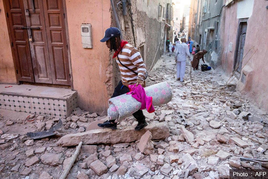 मोरक्को भूकम्पबाट मृत्यु हुनेको संख्या २ हजार नाघ्यो