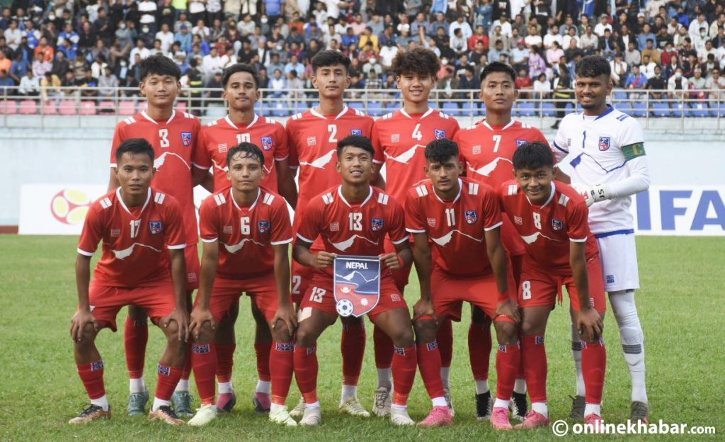 पहिलो हाफमा नेपाल १-० ले पछि