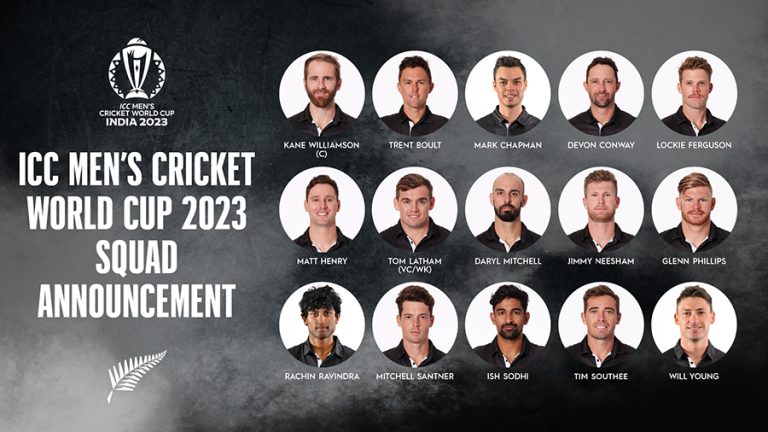 वानडे क्रिकेट विश्वकपका लागि विलियम्सनको कप्तानीमा न्युजिल्याण्डको टोली घोषणा