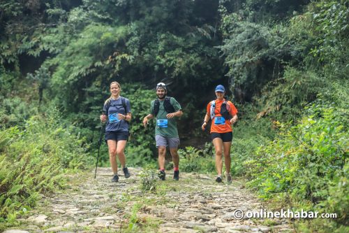 सिन्धुपाल्चोकमा अन्तर्राष्ट्रिय ट्रेल रेस प्रतियोगिता (तस्वीर)