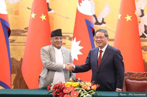 बीआरआईमा अड्कियो नेपाल र चीनको संयुक्त वक्तव्य