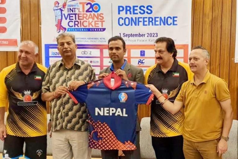 नेपाल र कुवेतको भेट्रान्स क्रिकेट टिमबीच टी-२० सिरिज हुने