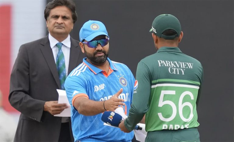 पानी परेपछि भारत र पाकिस्तानबीचको खेल रोकियो
