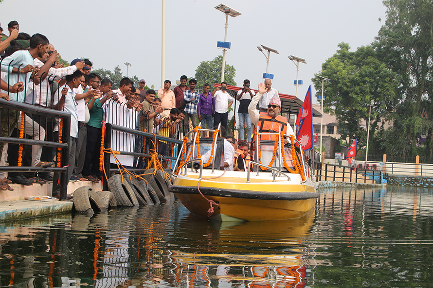 गौरमा बोटिङ्ग सुरू