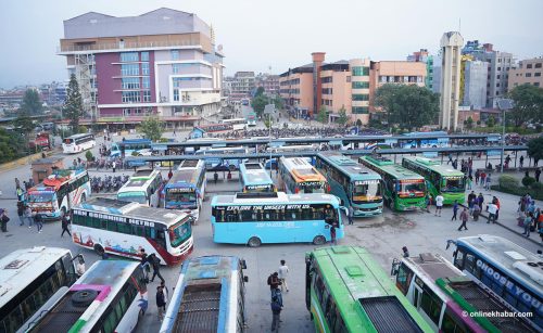 काठमाडौँबाट पूर्व चल्ने बसमा जोड्न थालियो जीपीएस र सीसी क्यामेरा, अनलाइनबाटै टिकट