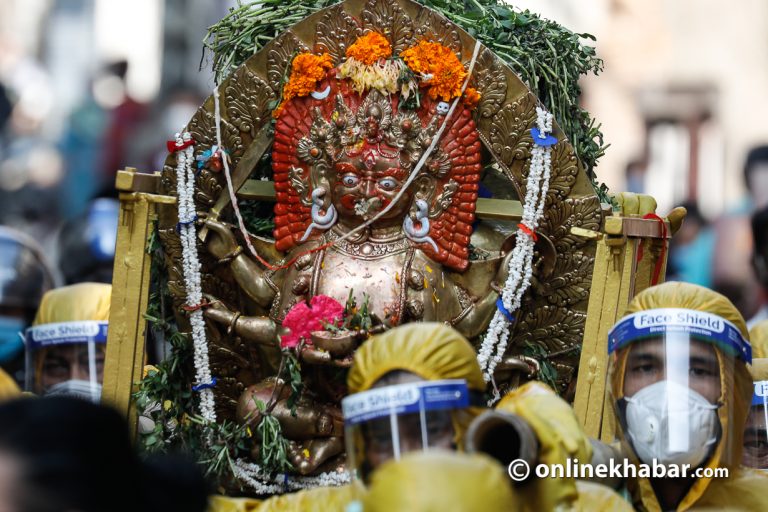 ४५ वर्षपछि पचली भैरवको लिङ्गो उठाउने जात्रा