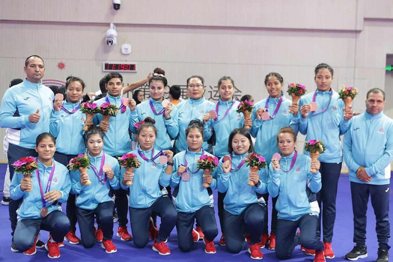 चीन ३३७ पदकसहित शीर्षमा, भारतको सय पदक पूरा, नेपाललाई एक कांस्य