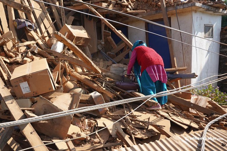 तिहारपछि भूकम्प प्रभावित क्षेत्रमा पुनर्निर्माण सुरु गर्ने कर्णाली सरकारको निर्णय