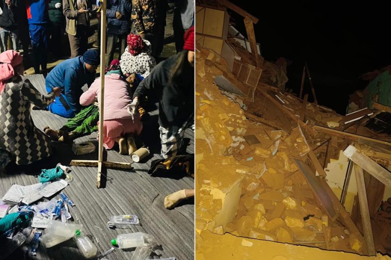 जाजरकोट भूकम्प अपडेट : ३६ जनाको मृत्यु, ४६ जना घाइते