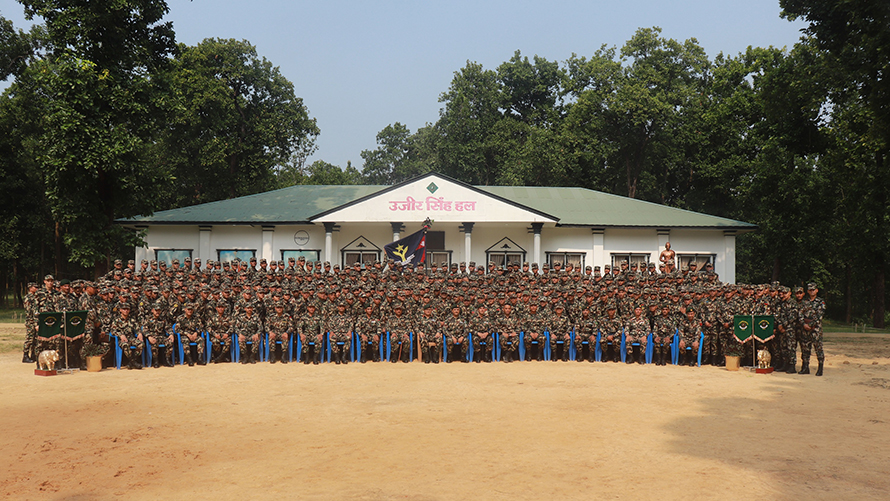 संयुक्त सैन्य अभ्यासका लागि सैनिक टोली भारत प्रस्थान