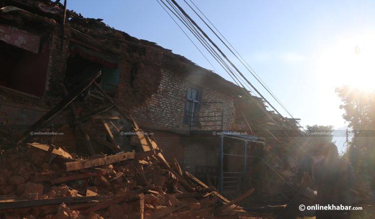 जाजरकोट भूकम्पमा मृत्यु हुनेको संख्या १३८ पुग्यो, १६६ घाइते
