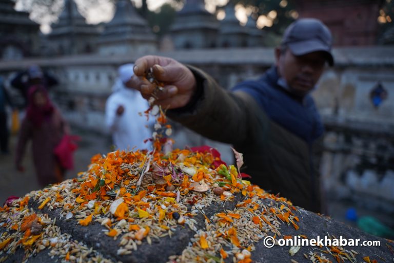 पितृको सम्झनामा शतबीज छरेर मनाइयो बालाचतुर्दशी पर्व