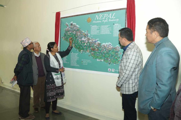 पोखरा पर्वतीय संग्रहालयमा ‘काटोग्राफिक म्याप’