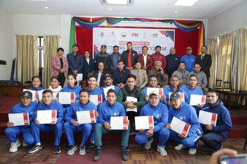 ओलम्पिक सोलिडारिटी अन्तर्गत हक्कीको डिएनएसएस लेभल टु कोर्स सम्पन्न