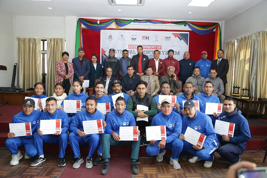 ओलम्पिक सोलिडारिटी अन्तर्गत हक्कीको डिएनएसएस लेभल टु कोर्स सम्पन्न