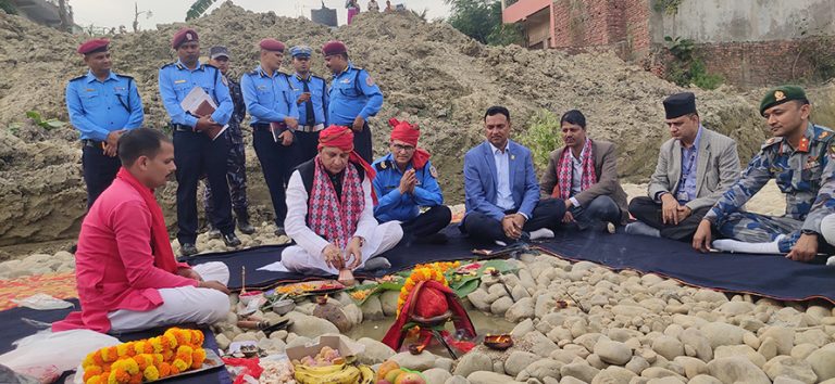 मधेश प्रदेश प्रहरी कार्यालयको आफ्नै भवन निर्माण प्रारम्भ