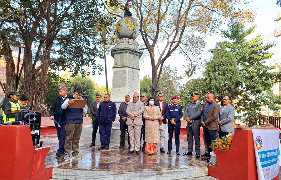 भूकम्पको क्षति रोक्न हातेमालो गरौं : गृहमन्त्री श्रेष्ठ