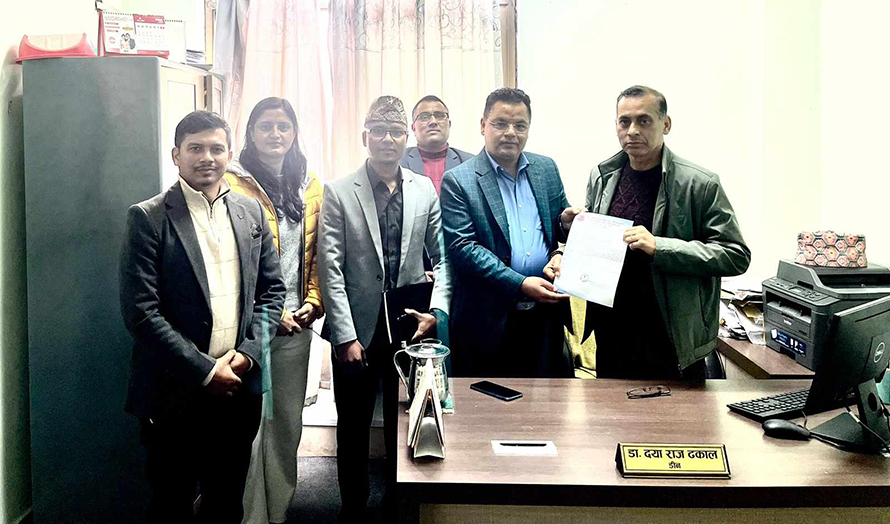 पोखरा विश्वविद्यालयलाई नेपाल स्वास्थ्य सेवा व्यवस्थापक संघको तीनबुँदे ध्यानकर्षण
