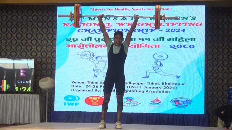 राष्ट्रिय भारोत्तोलन च्याम्पियनसिपमा राजुलाई स्वर्ण