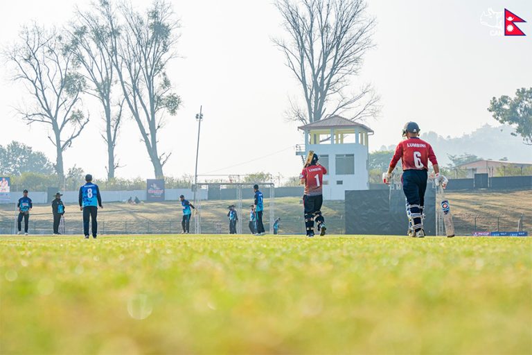 लुम्बिनी १०६ रनमा अलआउट, बागमतीका सूर्य तामाङले लिए ६ विकेट