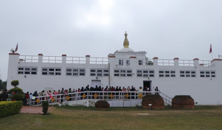 लुम्बिनीको पर्यटन लयमा फर्कँदै, २०२३ मा आए साढे २ लाख पर्यटक