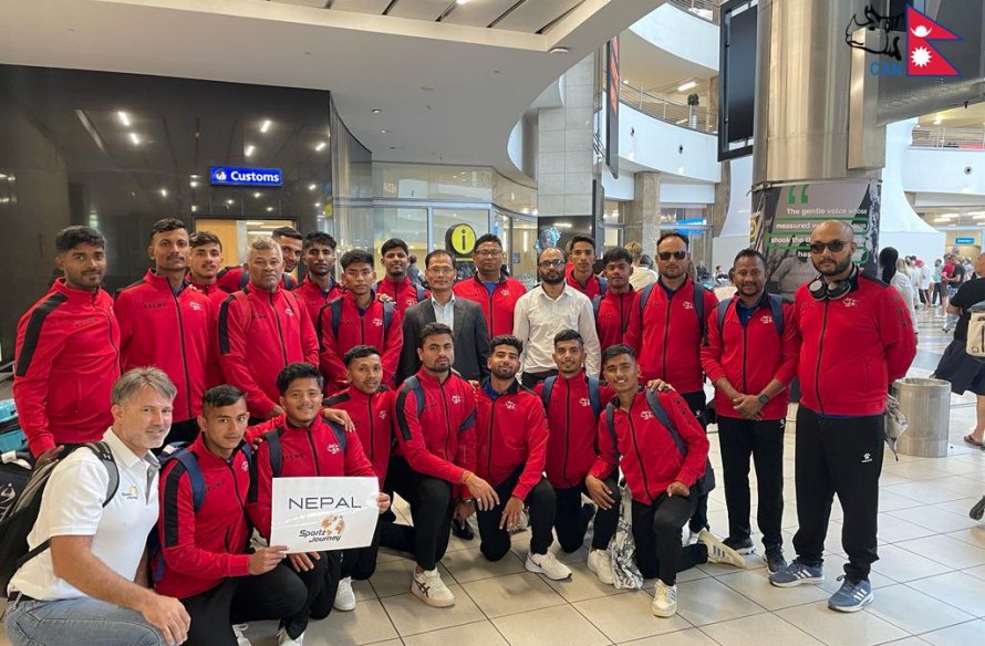 दक्षिण अफ्रिका पुग्यो नेपाल यू-१९ क्रिकेट टोली, ४ अभ्यास खेल खेल्ने
