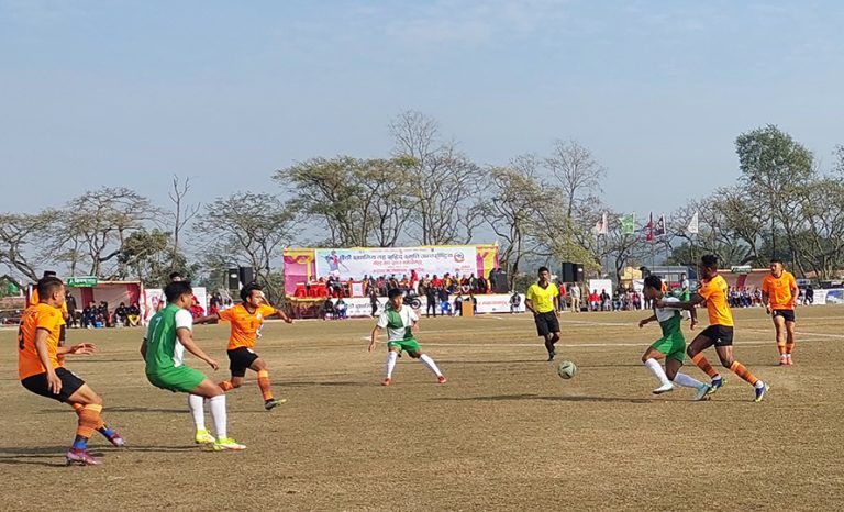 थ्रीस्टारको पोष्टमा एपीएफको चार गोल