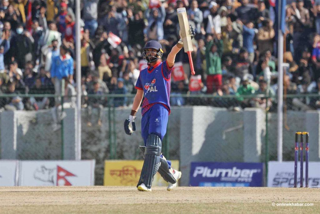 अनिल शाह बने ओडीआईमा सर्वाधिक छिटो अर्धशतक बनाउने नेपाली खेलाडी