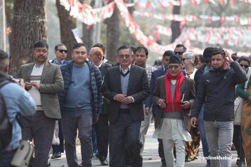 गोदावरीमा कांग्रेस नेताहरूको चहलपहल (तस्वीरहरू)