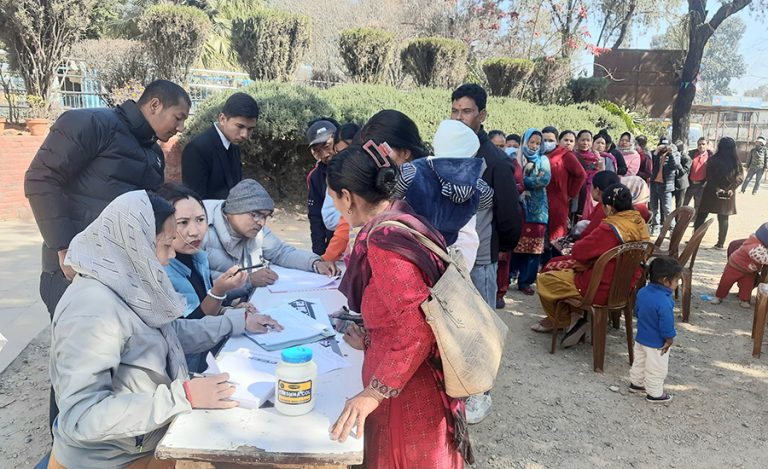 धुलिखेलमा सञ्चालित नि:शुल्क स्वास्थ्य शिविरबाट १२ सय बिरामी लाभान्वित