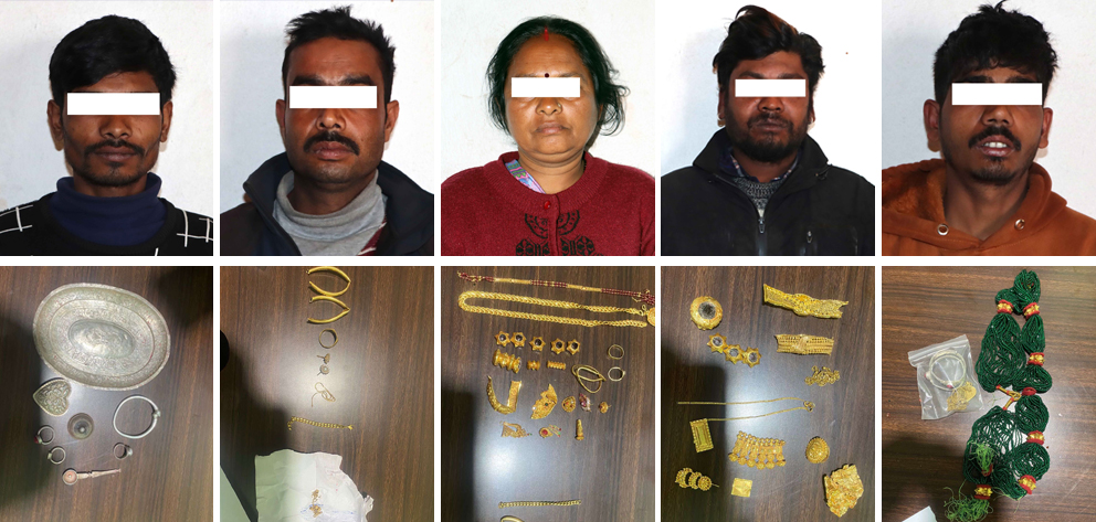 फोहोर टिप्ने नाममा घरभित्र पसेर झण्डै १ करोड चोरी, ५ जना भारतीय नागरिक पक्राउ
