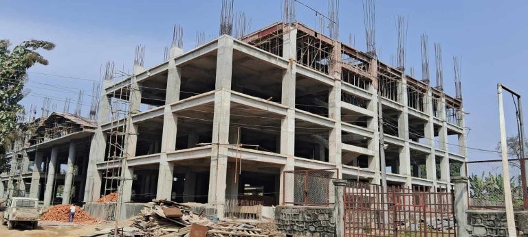 भरतपुर महानगरको प्रशासनिक भवन : ५० प्रतिशत भौतिक प्रगति