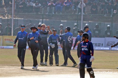 नेपालले नामिबियालाई दियो १३३ रनको लक्ष्य