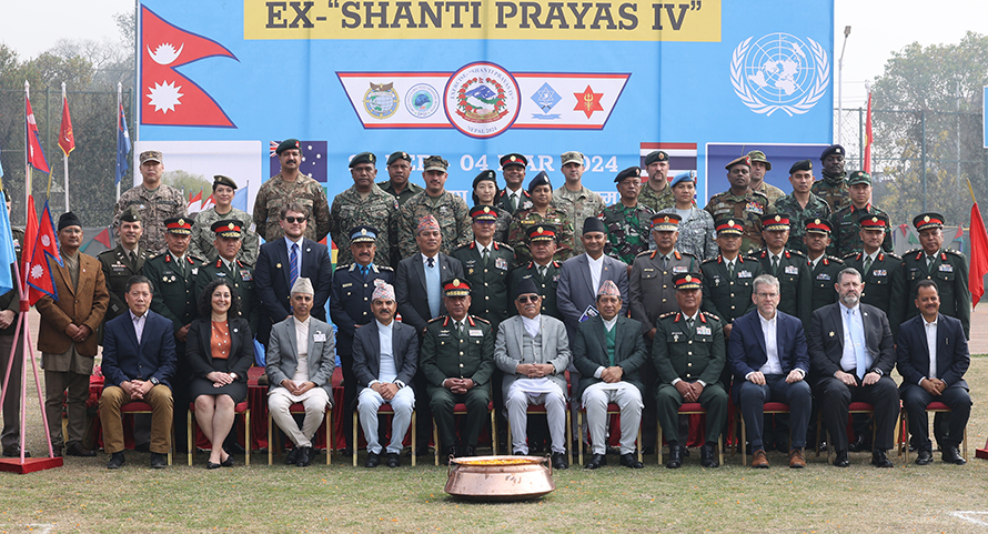 सुरु भयो बहुराष्ट्रिय अभ्यास ‘शान्ति प्रयास चार’