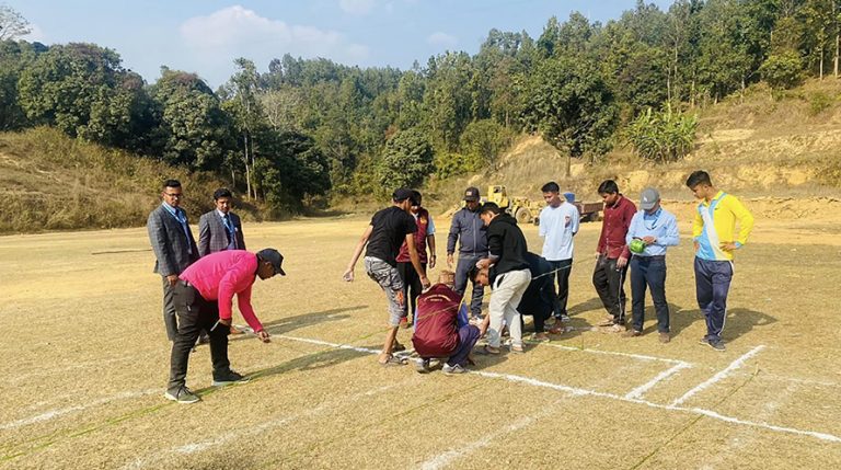 हेटौंडामा क्रिकेट मैदान तयार, ठूला प्रतियोगिता गर्न सहज 