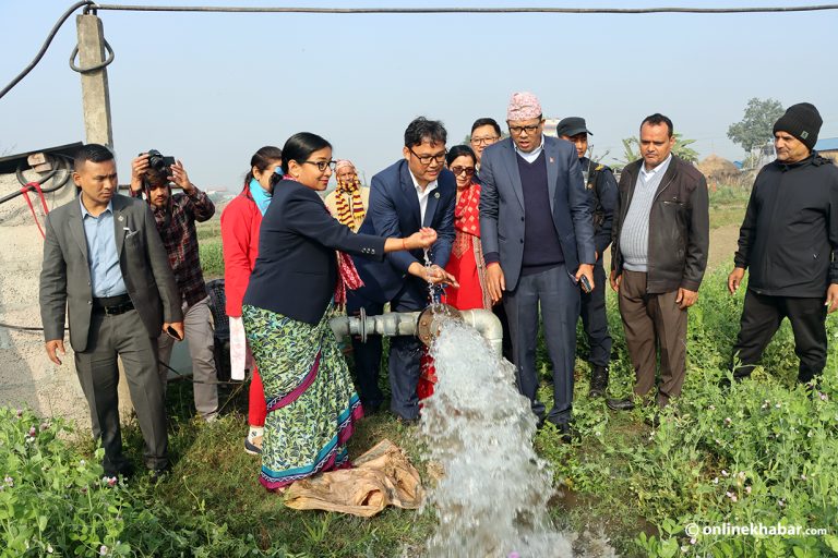 भरतपुरको ७ हजार बिघा जमिन भूमिगत सिँचाइको पहुँचमा