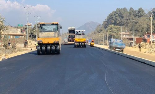 पोखरा-मुग्लिन सडक विस्तार : पश्चिमखण्डमा ४३ प्रतिशत भौतिक प्रगति