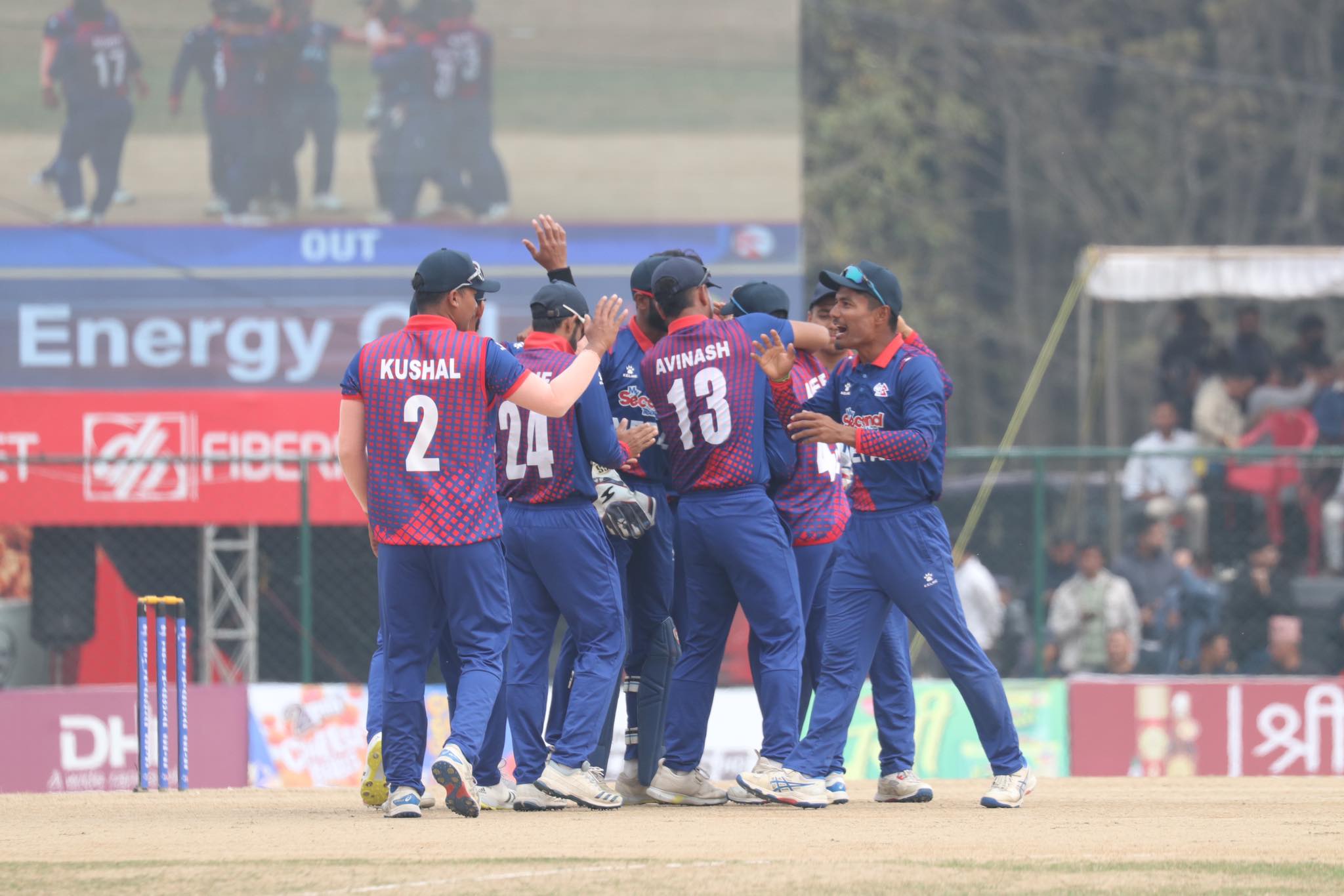 नेपाललाई छैटौं सफलता, करण, प्रतिश र कुशलले लिए २/२ विकेट
