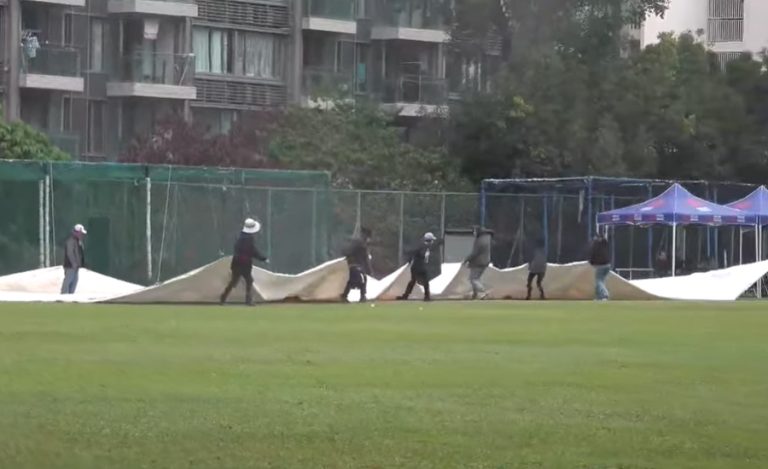 नेपाल र हङकङबीचको टी-२० आई क्रिकेट पानीले रोकियो