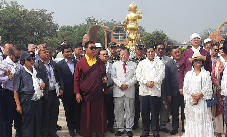 १९ राजदूत र ४५ वाणिज्यदूतले लुम्बिनीबाट गरे विश्व शान्तिको आह्वान